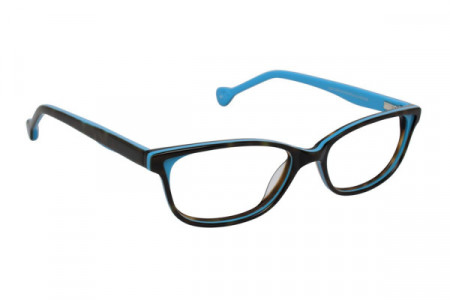 Lisa Loeb HURRICANE Eyeglasses, Tort/Aqua (C3)