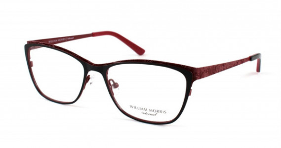 William Morris WMEMMA Eyeglasses, Blk/Red (C3)