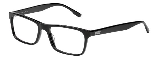 Levi's LS119 Eyeglasses, Shiny Black