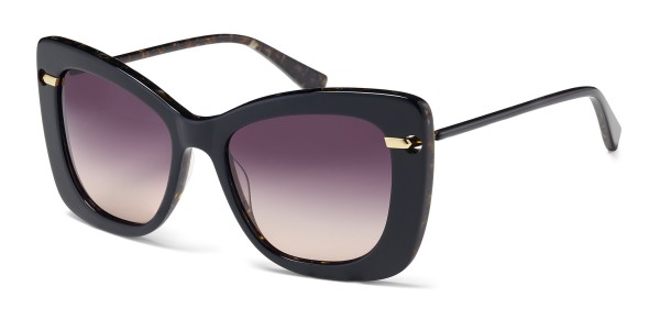 Derek Lam CLARA Sunglasses, BLACK BROWN