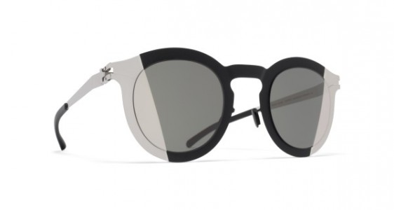 Mykita STUDIO2.2 Sunglasses, SILVER/BLACK - LENS: PAMIR 1 SILVER