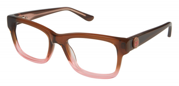 gx by Gwen Stefani GX800 Eyeglasses, Brown/Pink (BRN)