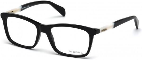Diesel DL5089 Eyeglasses, 001 - Shiny Black