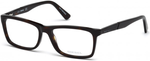 Diesel DL5238 Eyeglasses, 052 - Dark Havana