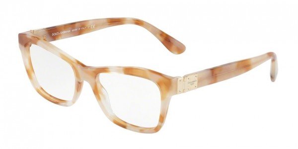 Dolce & Gabbana DG3273 Eyeglasses, 3121 PEARL BROWN HAVANA