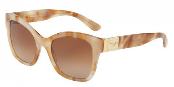 Dolce & Gabbana DG4309 Sunglasses, 312113 PEARL BROWN HAVANA