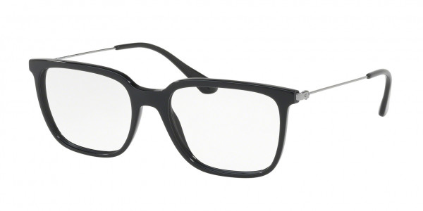 Prada PR 17TV CATWALK Eyeglasses, 1AB1O1 BLACK (BLACK)