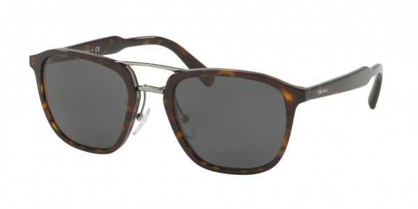 Prada PR 12TS Sunglasses, 2AU5S0 HAVANA GREY (TORTOISE)