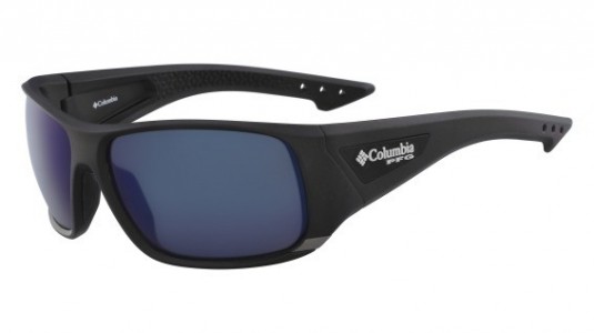 Columbia C507SP BIG KATUNA Sunglasses, (003) MATTE BLACK/BLUE