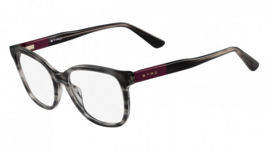 Etro ET2629 Eyeglasses, (031) STRIPED GREY/CYCLAMEN