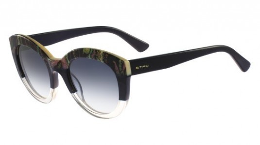 Etro ET600S Sunglasses, (007) PAISLEY/BLACK