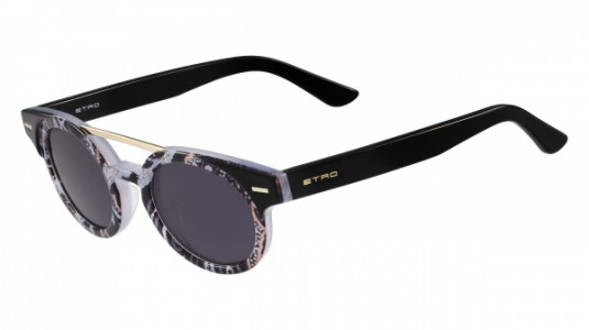 Etro ET642S Sunglasses, (014) BLACK PAISLEY