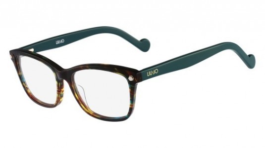 Liu Jo LJ2616 Eyeglasses, (316) STRIPED GREEN