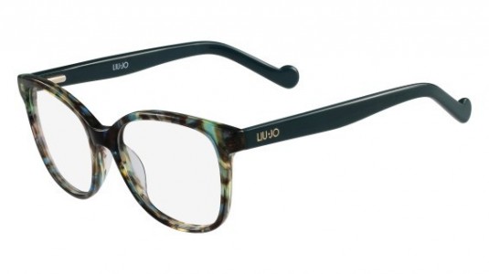 Liu Jo LJ2652 Eyeglasses, (304) STRIPED GREEN PETROL