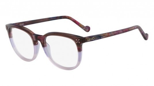 Liu Jo LJ2665 Eyeglasses, (517) STRIPED PURPLE/LILAC
