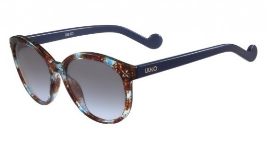 Liu Jo LJ642S Sunglasses, (423) BLUE BROWN CAMOUFLAGE