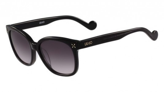 Liu Jo LJ652S Sunglasses, (002) BLACK DENIM W/GLITTER