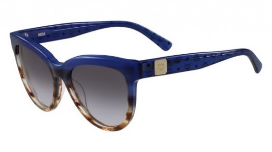 MCM MCM639S Sunglasses, (423) STRIPED BLUE/BLUE VISETOS