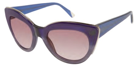 L.A.M.B. LA526 Sunglasses, Blue (BLU)