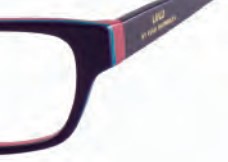 Lulu Guinness LK010 Eyeglasses, Purple (PUR)