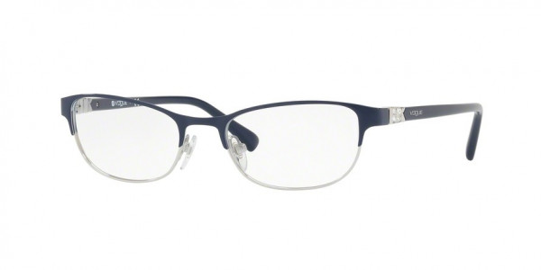 Vogue VO4063B Eyeglasses, 5051 BLUE/SILVER (BLUE)
