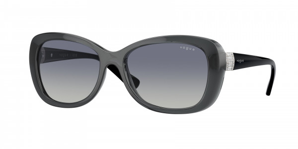 Vogue VO2943SB Sunglasses, 31324L TRANSPARENT GREY GRADIENT BLUE (GREY)