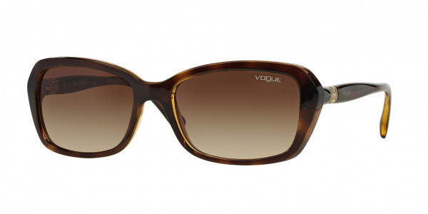 Vogue VO2964SB Sunglasses, W65613 DARK HAVANA (HAVANA)