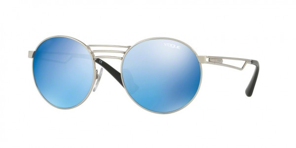 Vogue VO4044S Sunglasses, 323/55 BRUSHED SILVER (SILVER)