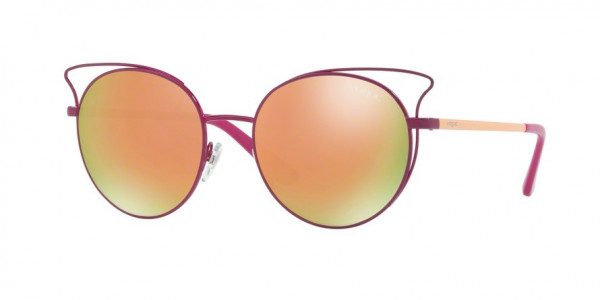 Vogue VO4048S CASUAL CHIC Sunglasses, 50535R PASTEL FUXIA (PURPLE/REDDISH)