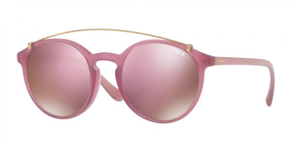 Vogue VO5161SF Sunglasses, 25425R OPAL PINK VIOLET (VIOLET)