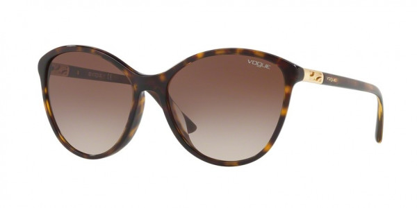 Vogue VO5165SF Sunglasses, W65613 DARK HAVANA (HAVANA)