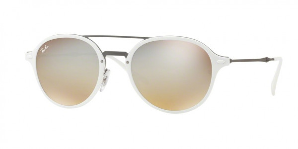 Ray-Ban RB4287 Sunglasses, 671/B8 WHITE (WHITE)