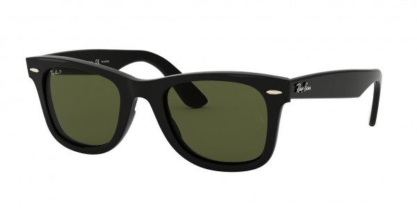 Ray-Ban RB4340 WAYFARER Sunglasses, 601/58 WAYFARER BLACK G-15 GREEN (BLACK)