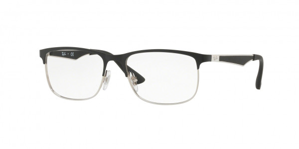 Ray-Ban Junior RY1052 Eyeglasses, 4055 MATTE BLACK ON SILVER