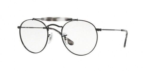Ray-Ban Optical RX3747V Eyeglasses, 2760 DEMIGLOSS BLACK (BLACK)