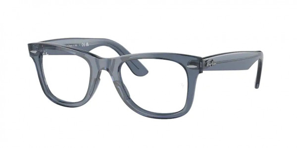 Ray-Ban Optical RX4340V WAYFARER EASE Eyeglasses, 8223 WAYFARER EASE TRANSPARENT DARK (BLUE)