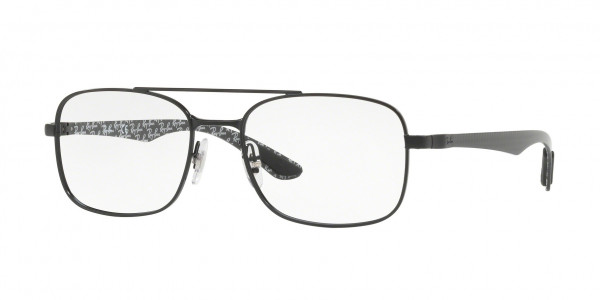 Ray-Ban Optical RX8417 Eyeglasses, 2760 DEMIGLOSS BLACK (BLACK)