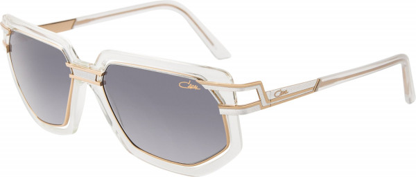 Cazal Cazal 9066 Sunglasses, 003 Crystal-Gold/Light Grey Gradient Lenses