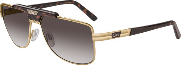 Cazal Cazal Legends 987 Sunglasses, 002 Gold-Tortoise/Brown Gradient Lenses