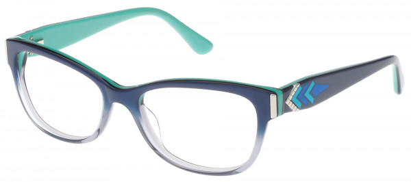 Diva Diva Trend 8104 Eyeglasses, BLUE-GREEN (9pt)