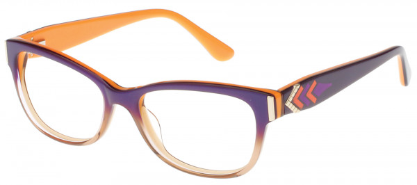 Diva Diva Trend 8104 Eyeglasses, PURPLE-ORANGE (6pt)