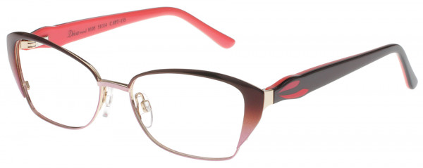 Diva Diva Trend 8105 Eyeglasses, DEEP WINE-ROSE-SALMON (8PT)