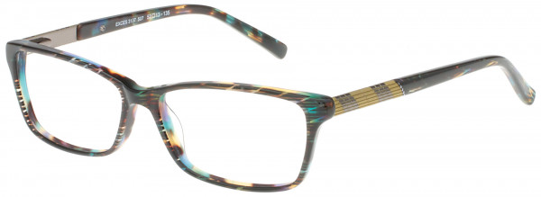 Exces Exces 3137 Eyeglasses, BROWN-Striated (507)