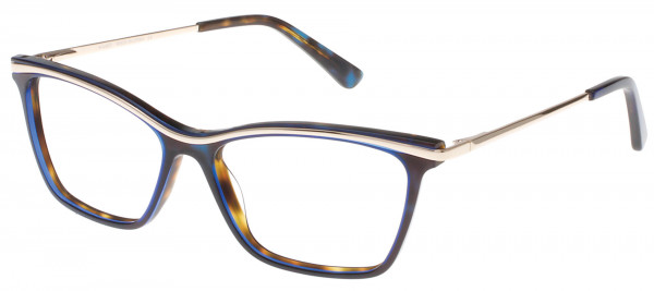 Exces Exces 3138 Eyeglasses, BLUE-TORTOISE-GOLD (944)