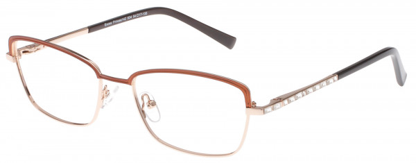 Exces Exces Princess 142 Eyeglasses, BROWN-ROSE GOLD (934)