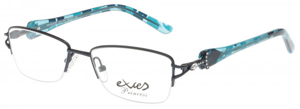 Exces Exces Princess 144 Eyeglasses, BLUE-AQUA-CRYSTAL (405)
