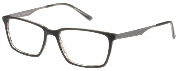 Exces Exces Slim Fit 4 Eyeglasses, MAT BLACK-SILVER (407)