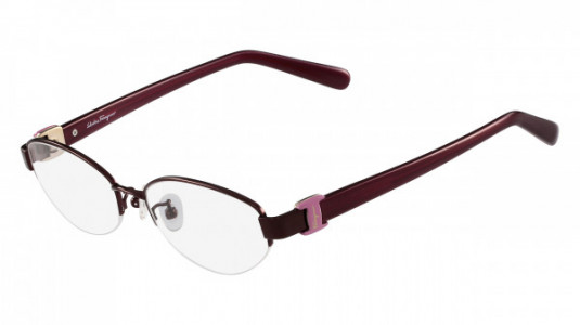Ferragamo SF2530A Eyeglasses, (603) SHINY BORDEAUX