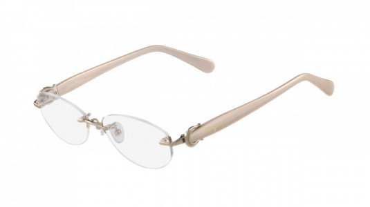 Ferragamo SF2531A Eyeglasses, (717) SHINY GOLD