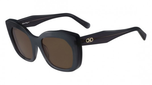 Ferragamo SF860S Sunglasses, (057) CRYSTAL GREY